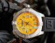 Replica Breitling Avenger Yellow Dial Silver Bezel Black Black Rubber Strap Watch 43mm (1)_th.jpg